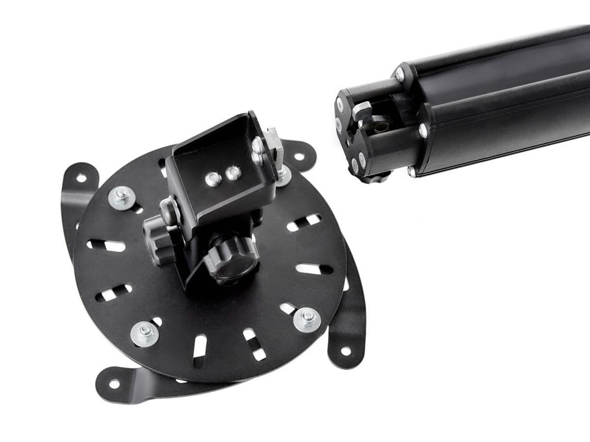 Edbak WMPV200 Beamer Wandhalterung 800-1300mm, schwarz Detailansicht