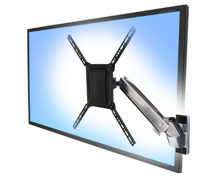 Ergotron interaktiver Arm HD höhenverstellbare TV Wandhalterung 8,2 -18,2 kg (45-296-026) 