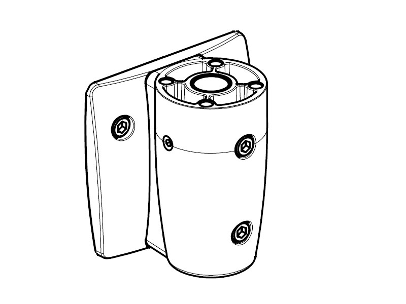 Novus Zubehoer SlatWall Adapter für LiftTEC Monitorhalterung (796+0839+001)
