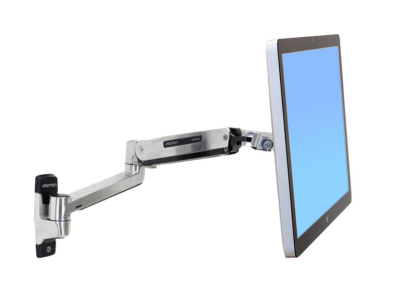 Ergotron LX HD Sitz-Steh Wandhalterung mit Monitorarm (45-383-026)