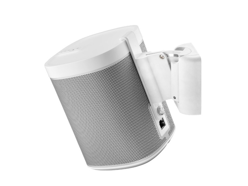 Cavus Lautsprecher Wandhalterung Sonos Play:1 , weiß neigbar