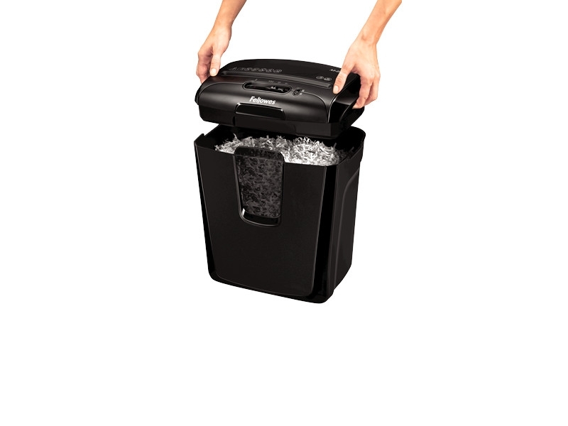 Fellowes Partikelschnitt Aktenvernichter Powershred M-8C abnehmbarer Deckel