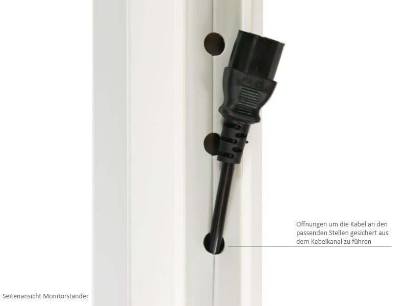 SMS Messekit X FH M 1955 Messe Monitorständer Kabelführung