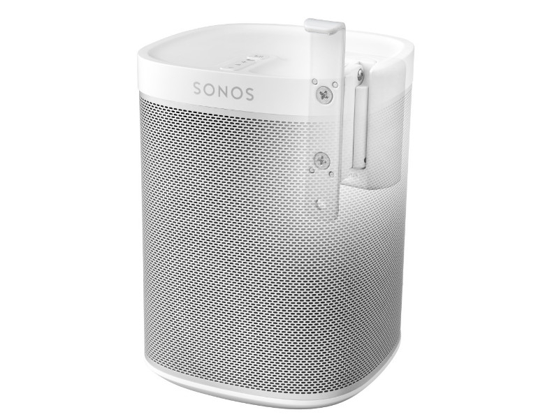 Cavus Lautsprecher Wandhalterung Sonos Play:1 neigbar, weiß