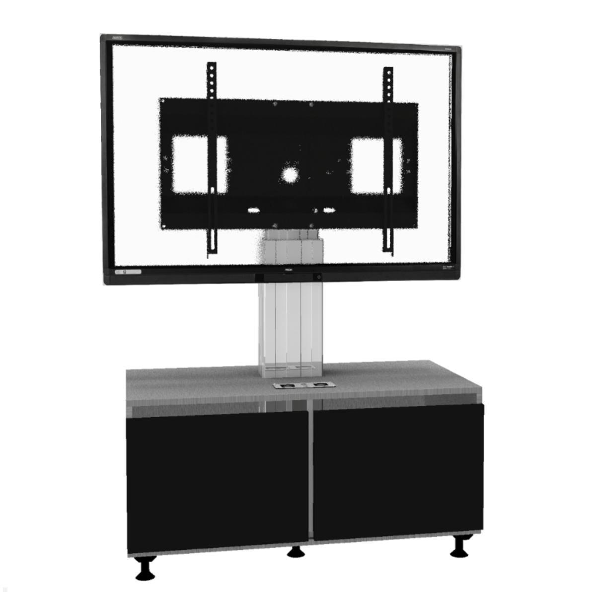 Mobiler TV Fernsehschrank Conen SCETASBNA, elektrisch, Lift runtergefahren