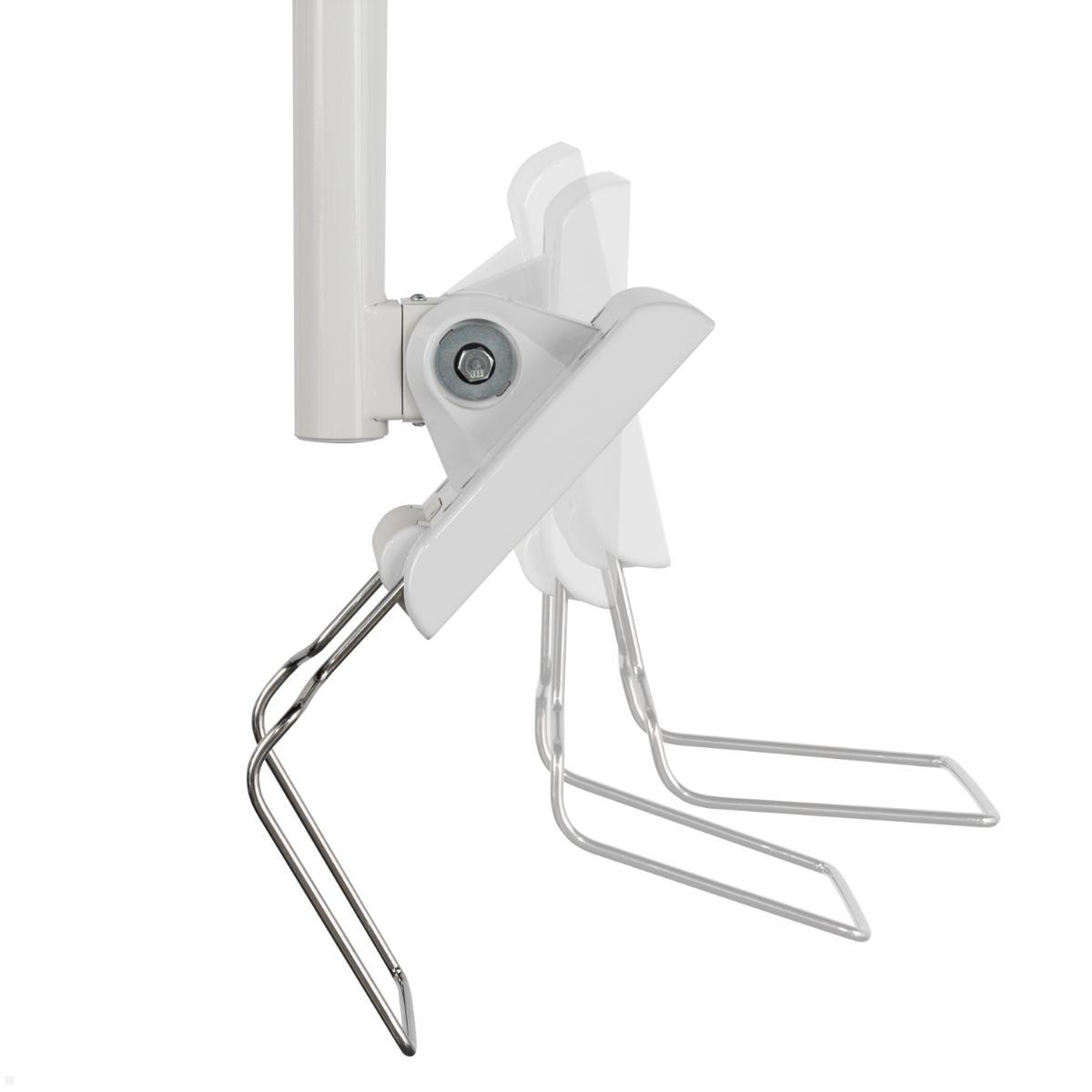 B-Tech BT7594 medizinische Monitor Deckenhalterung bis 28 Zoll, weiß, neigbar