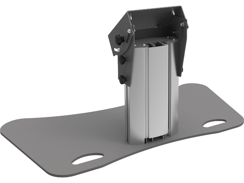 SmartMetals Monitor Tischständer 65 Zoll neigbar 350mm Rückansicht