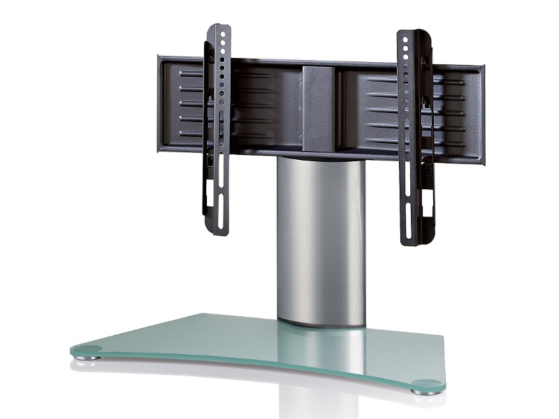 VCM TV Tisch Standfuß Windoxa Mini, Mattglas front