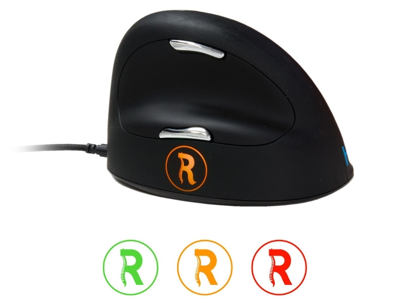 R-Go HE Mouse Break ergonomische Maus L rechts RGOBRHEMLR, Anti-RSI-Software