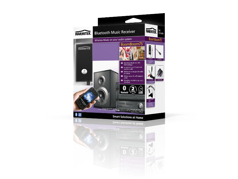 Marmitek BoomBoom 75 Bluetooth Musik-Empfänger Verpackung