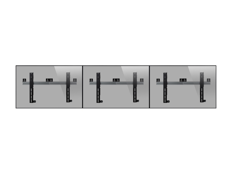 SMS Multi Display Wall Wand Halterung 3 Bildschirme