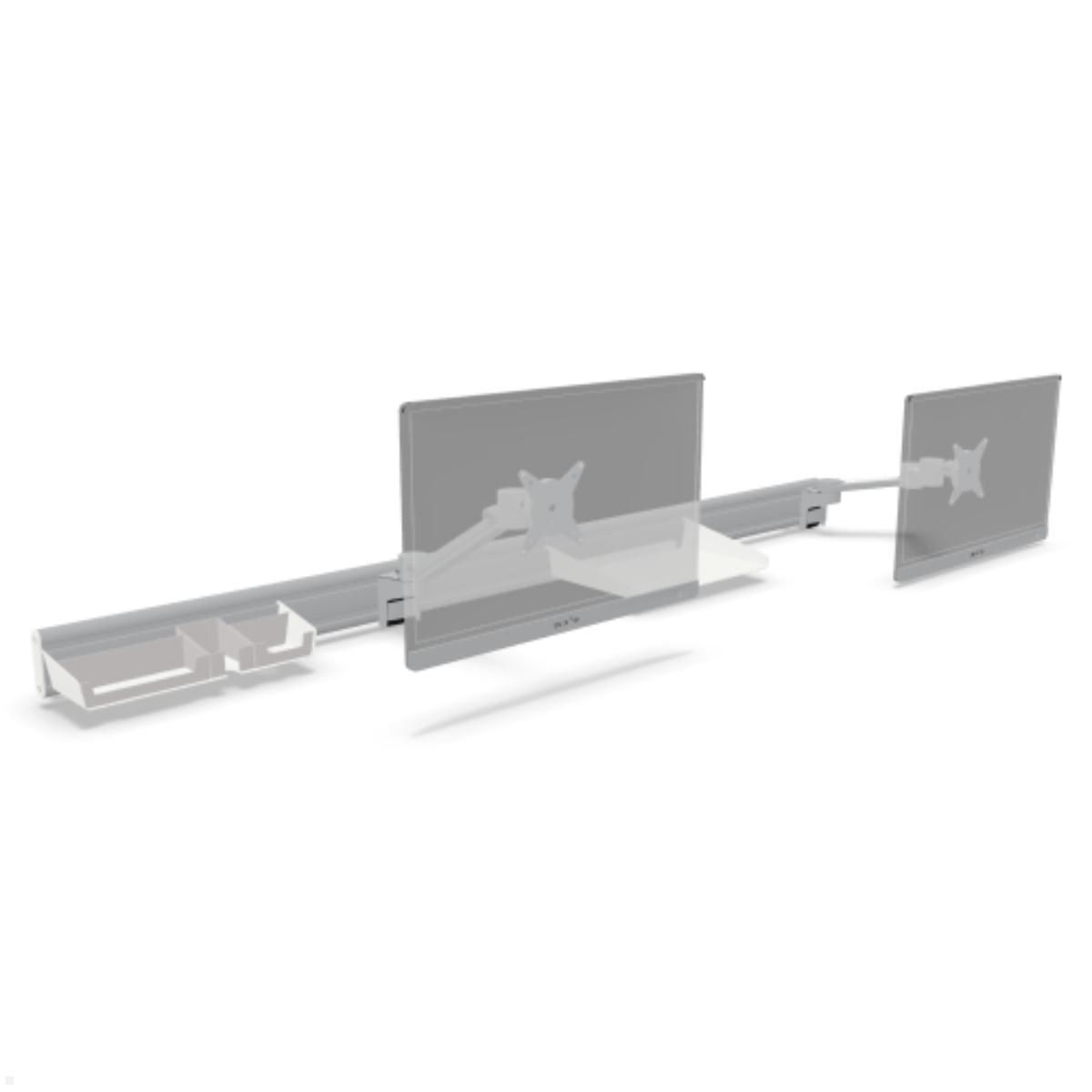 Dataflex Viewlite Schienensystem/Slatwall für die Wand 1600mm (58.716), Front, Zubehör optional