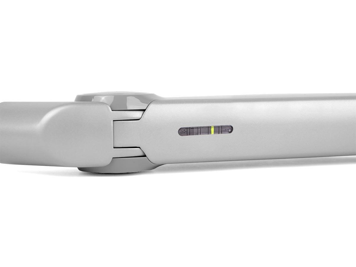 Humanscale M8.1 Dual Monitorhalter für USM Tische, silber, Detail