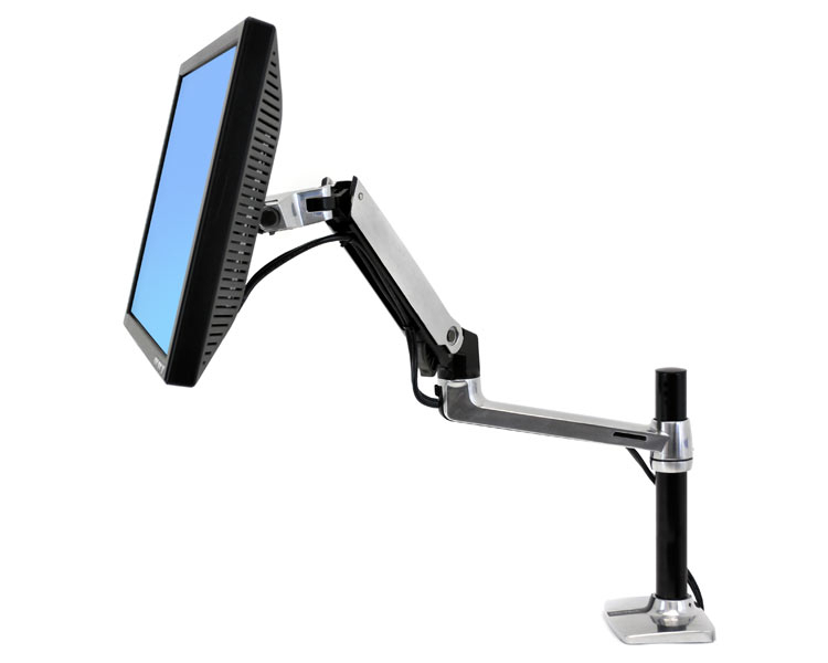 Ergotron LX Arm Monitorhalterung, hohe Säule (45-295-026)