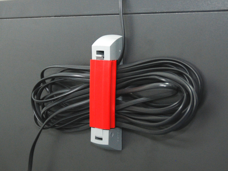 Serpa KabelClip selbstklebend Kabelhalter rot