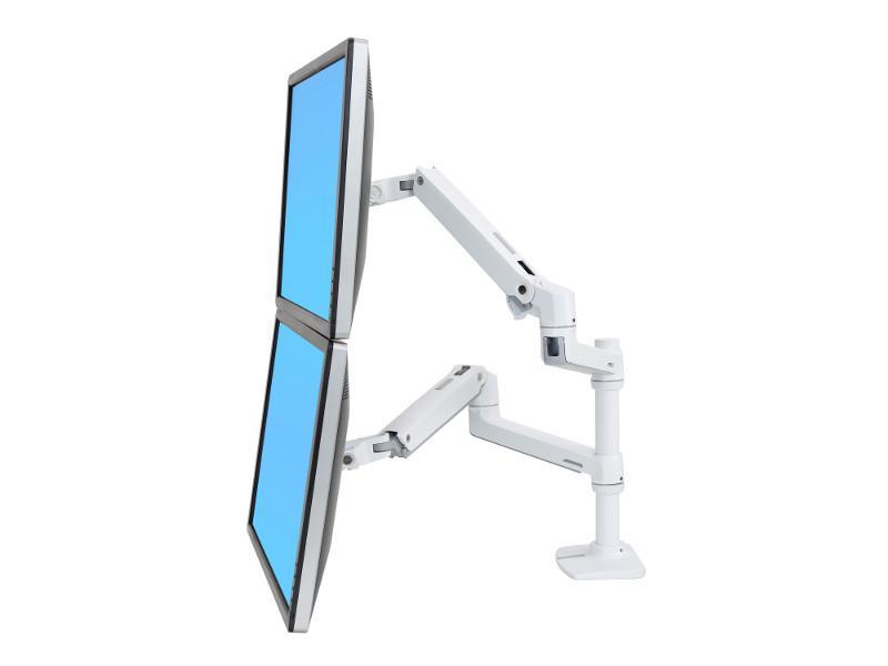 Ergotron LX Monitorhalterung für 2 Monitore (45-492-216) weiß