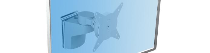 Monitorhalterung für Palmberg Terio Slatwall / Trennwand