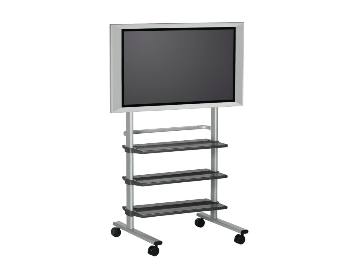 Vogels PB 150 mobiler TV Ständer für 36 bis 55 Zoll, schwarz mit Display