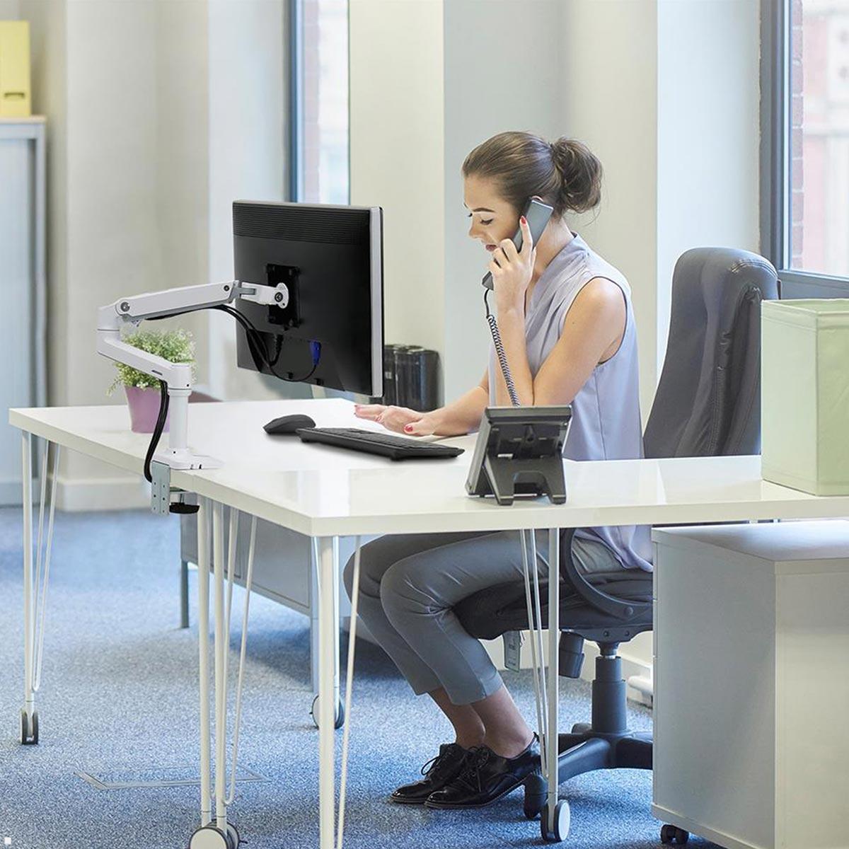 Ergotron LX Arm Monitor Tischhalterung für USM Tische (46-491-217), Anwendung Office
