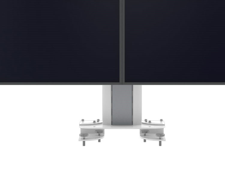 SMS Monitorhalterung 2 x Dual Tischklemme