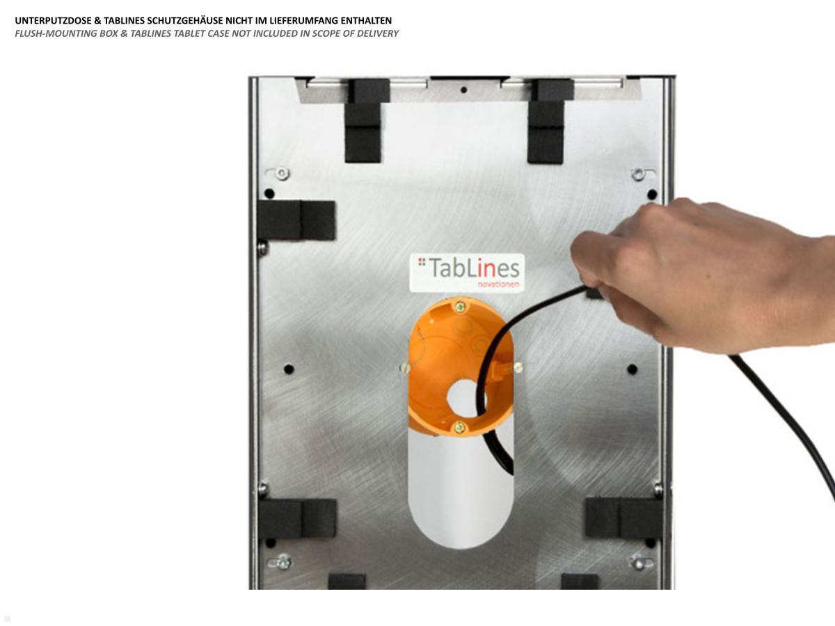 TecLines TNT001 Wandeinbau USB Netzteil Unterputz für Tablets Kabelführung