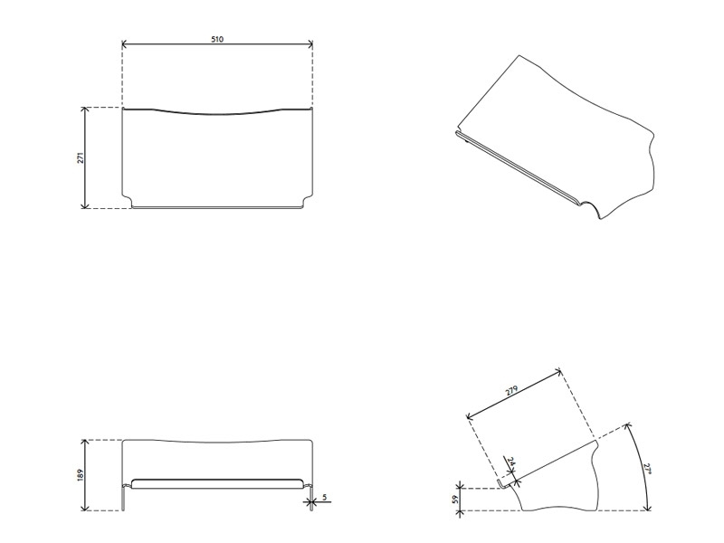 Dataflex Addit ErgoDoc Dokumentenhalter DIN A3 (44.410) Zeichnung Maße