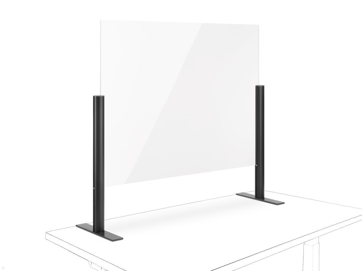 Novus POS Protect Trennwand Standfuß 75x100 cm (854+0365+000), anthrazit