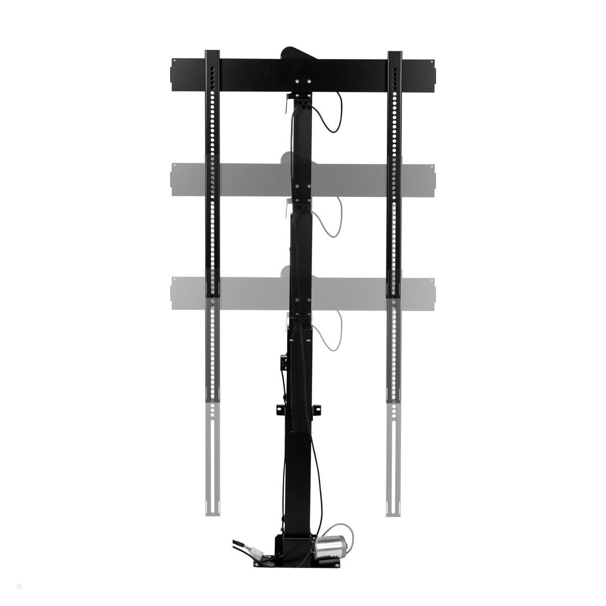 MonLines MLS007B myTVLift Einbau TV Lift 37-65 Zoll, 842 mm Hub, schwarz, elektrisch