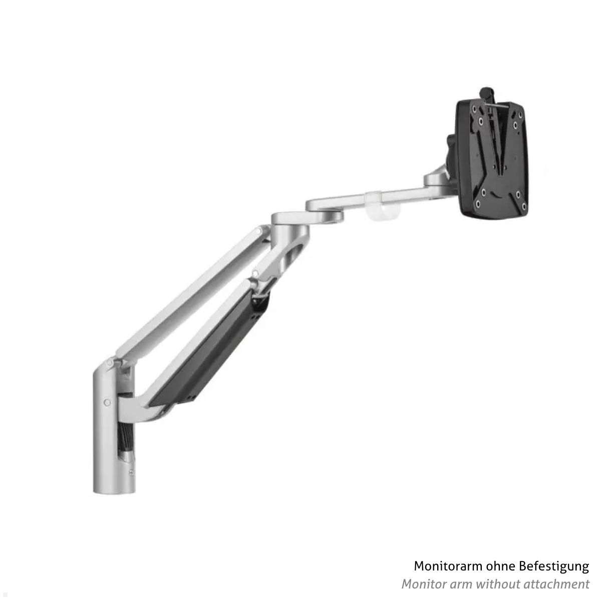 Novus Clu Plus Slatwall Monitorhalterung schwenkbar, silber (991+3009+001) Anwendung SlatWall