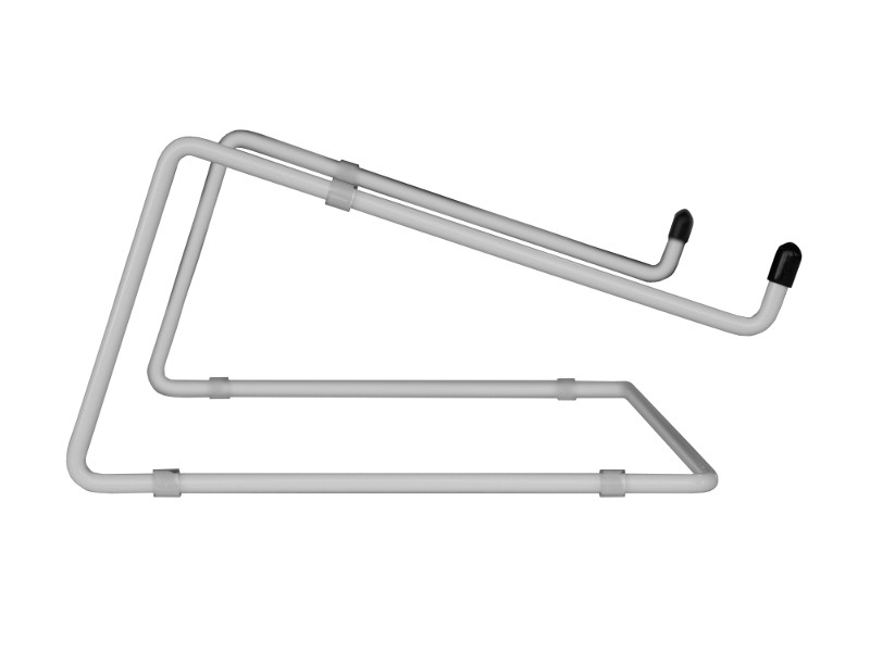 R-Go Steel Office Laptopständer RGOSC020W mit Tastaturablage, weiß