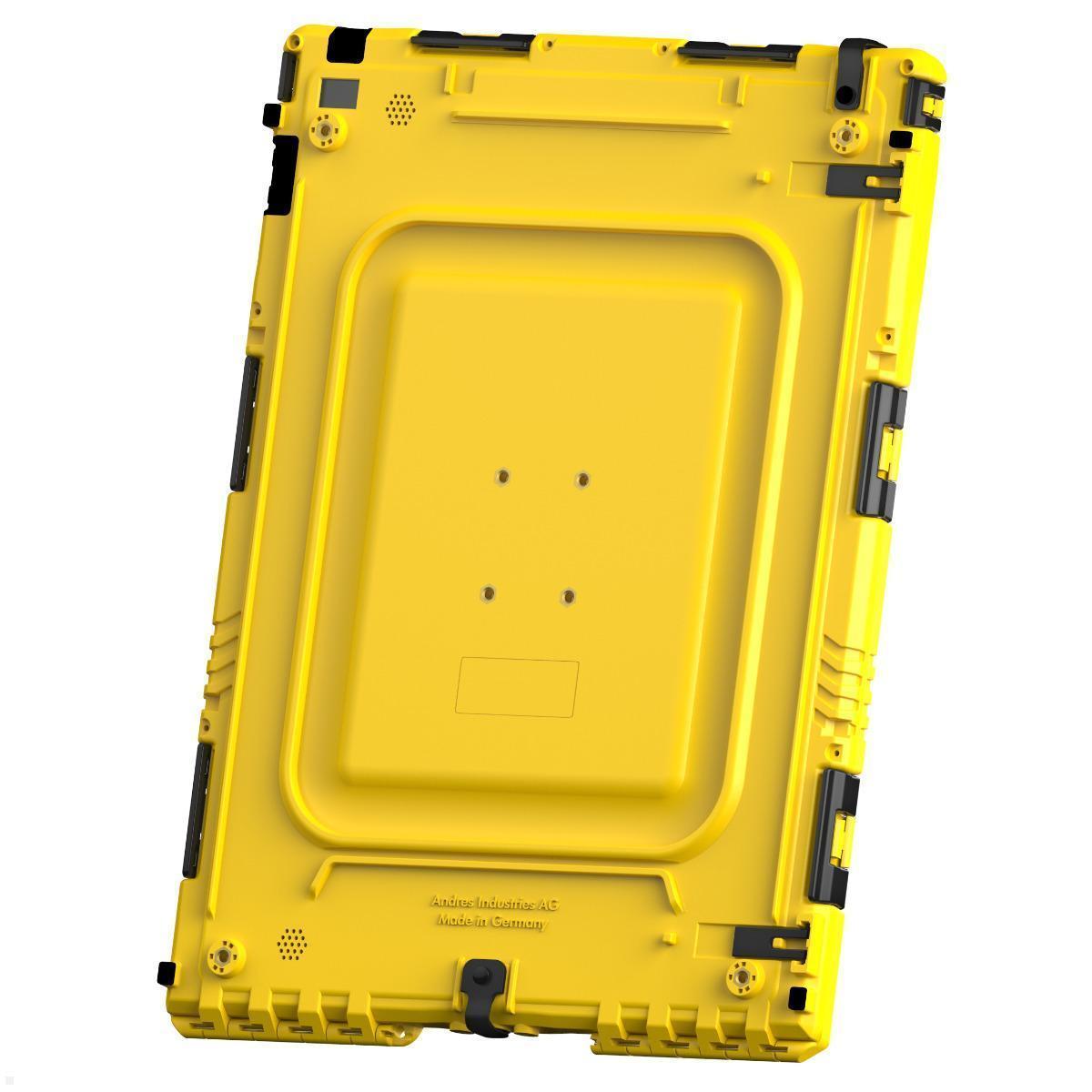 Andres Industries aiShell 11 für iPad Pro 11 (1./2./3./4. Gen.), Air (4./5.) Touchfolie Glas, gelb Rückseite