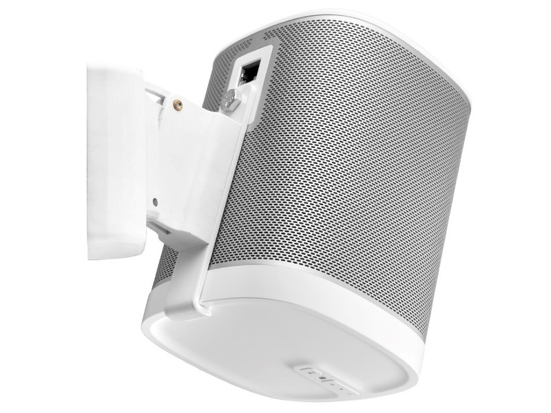 Cavus Lautsprecher Wandhalterung Sonos Play:1 neigbar, weiß schwenkbar