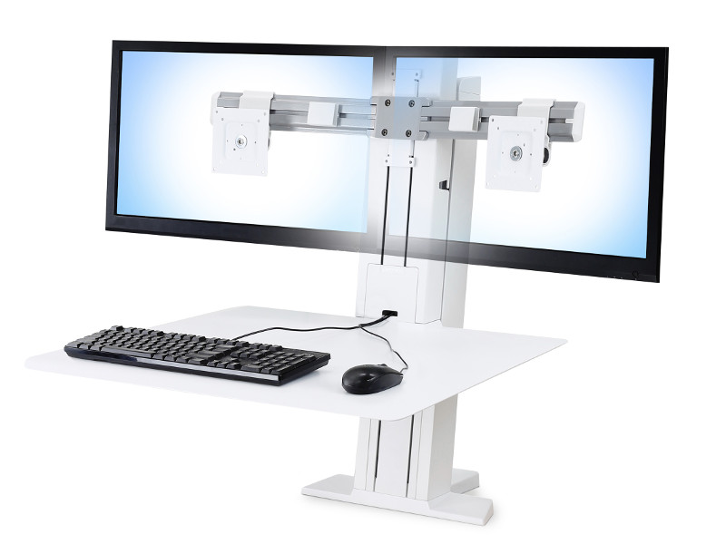 Ergotron 33-407-062 WorkFit SR Sit-Stand Workstation Traverse