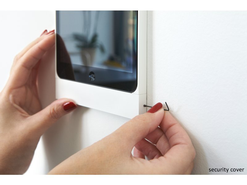 Basalte Eve diebstahlsicherer Wandhalter für iPad Mini 4, rund weiß Diebstahlschutz