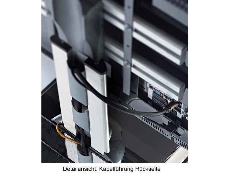 VCM TV Standfuß Windoxa Mini, Schwarzglas back