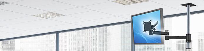 Monitor Deckenhalterung mit Schwenkarm / medizinische Monitorhalterung