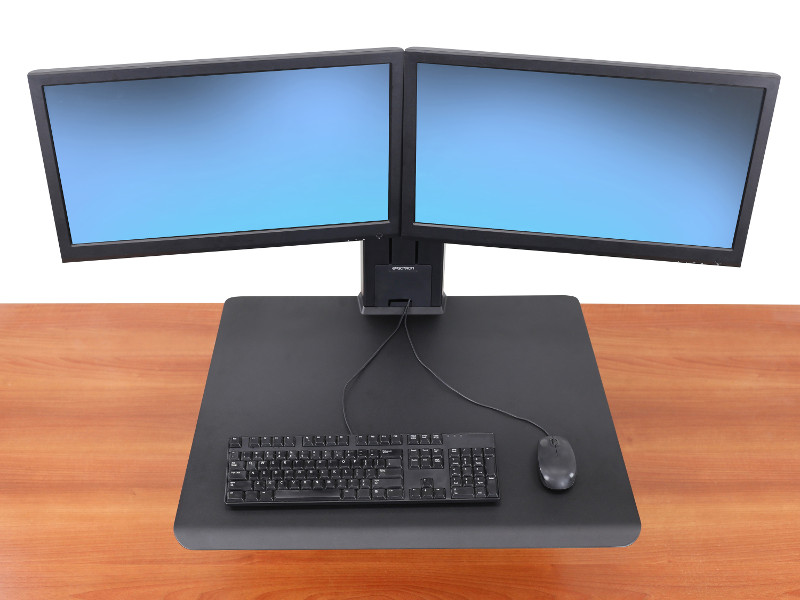 Ergotron 33-407-085 WorkFit SR Sit-Stand Draufsicht