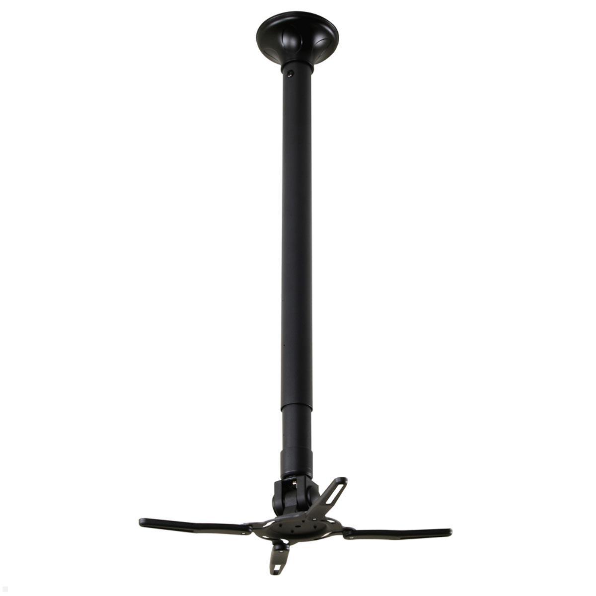 Neomounts BEAMER-C350BLACK Deckenhalterung höhenverstellbar 720 - 1120mm, schwarz neigbar