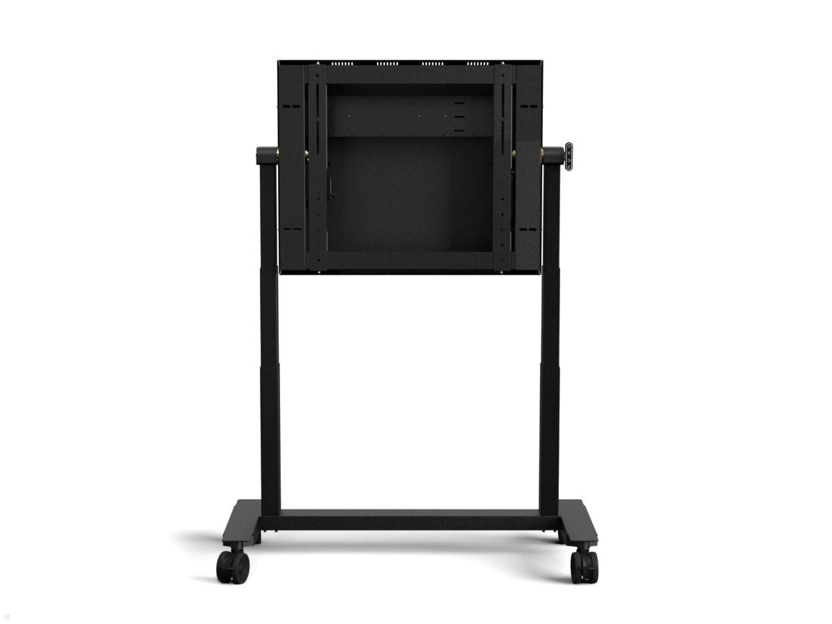 SMS Func VeriTable elektrischer Monitorständer, 90° neigbar, mobil, schwarz max. Höheneinstellung