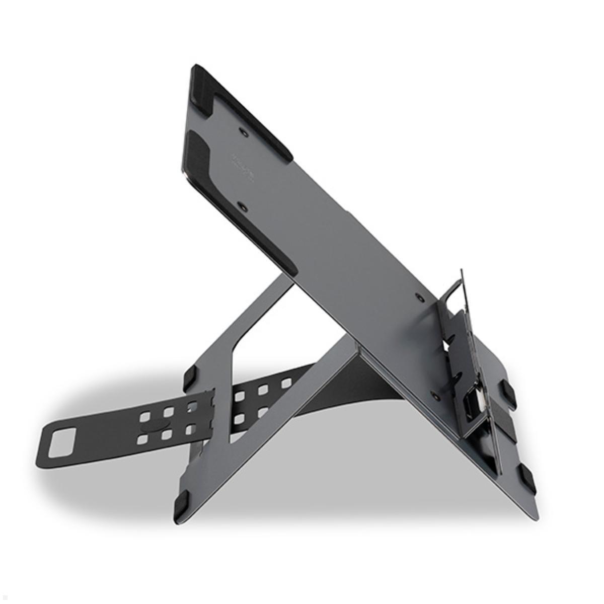 BakkerElkhuizen Laptopständer FlexTop 170, höhenverstellbar (BNEFT170DG) Seitenansicht