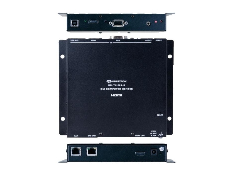 Crestron DigitalMedia 8G+ Sender CAT 201-C Anschlüsse