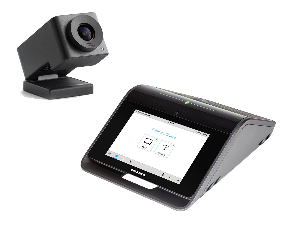 Crestron Mercury Video Konferenzsystem mit Huddly IQ™ Kamera
