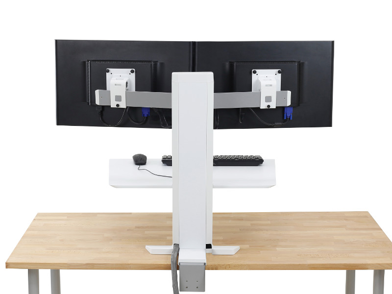 Ergotron 33-407-062 WorkFit SR Sit-Stand Workstation back