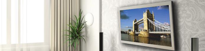 Neigbare TV Wandhalterung / Fernseh Halterung mit Neigung für 10 - 36 Zoll