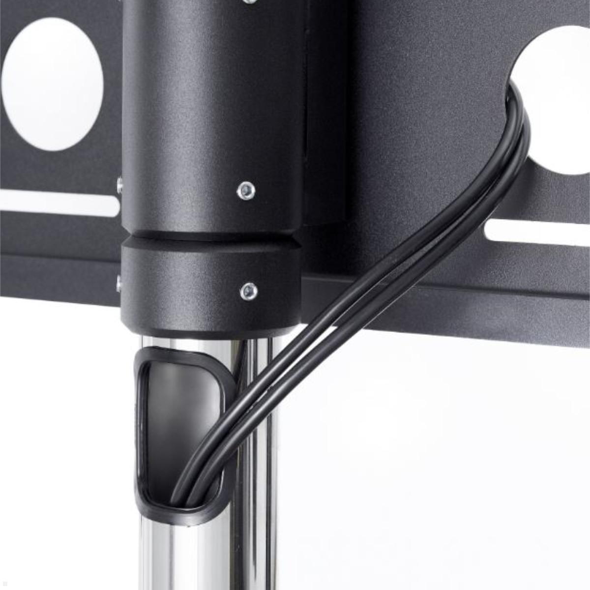 Edbak TR5 mobiler Monitor Ständer höhenverstellbar, 37-60Zoll, Kabelmanagement