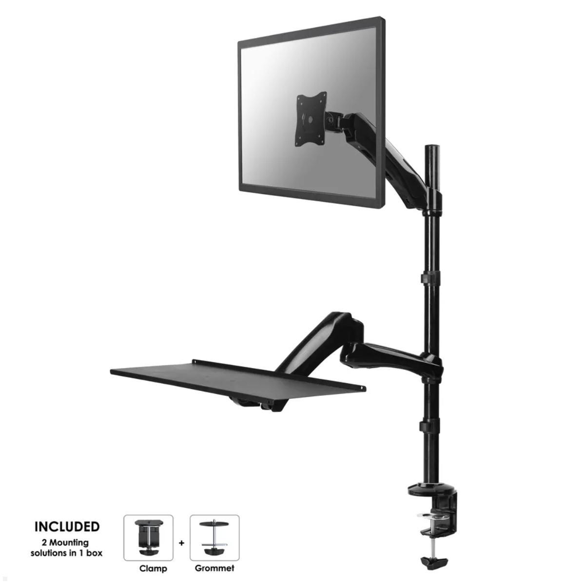 Neomounts FPMA-D500KEYB Sitz-Steh Arbeitsplatz