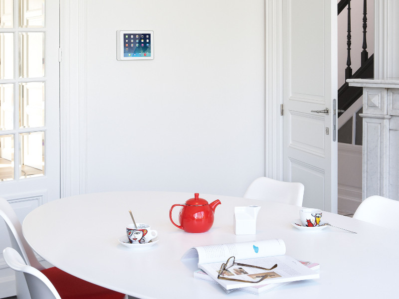 basalte eve iPad Pro Wandhalter Aluminium rund Wandbefestigung