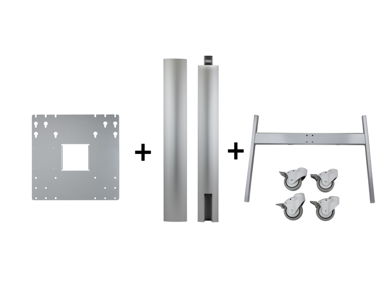 SMS Messekit mobiler Monitor Standfuß FH MT 2000 C, silber ohne Case Teilbar