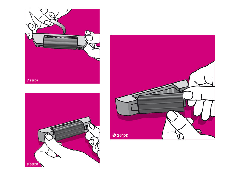 Serpa selbstklebend KabelClip Kabelhalter Anwendung