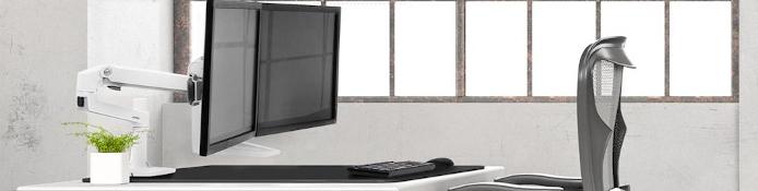 2-fach Monitor Tischhalterung schwenkbar für USM Haller Schreibtische